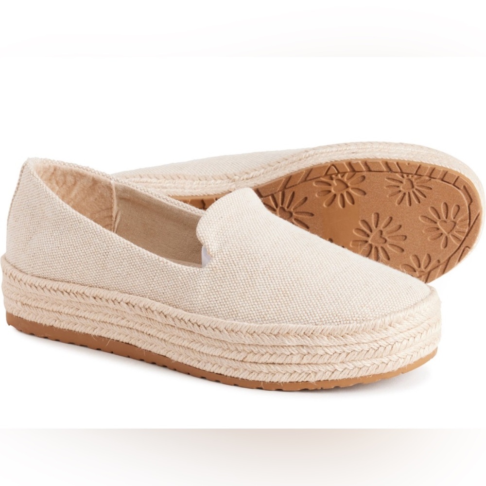 Beige Loafers - Textile Esprit Women's Carina (Used just once) - Picture 3 of 9